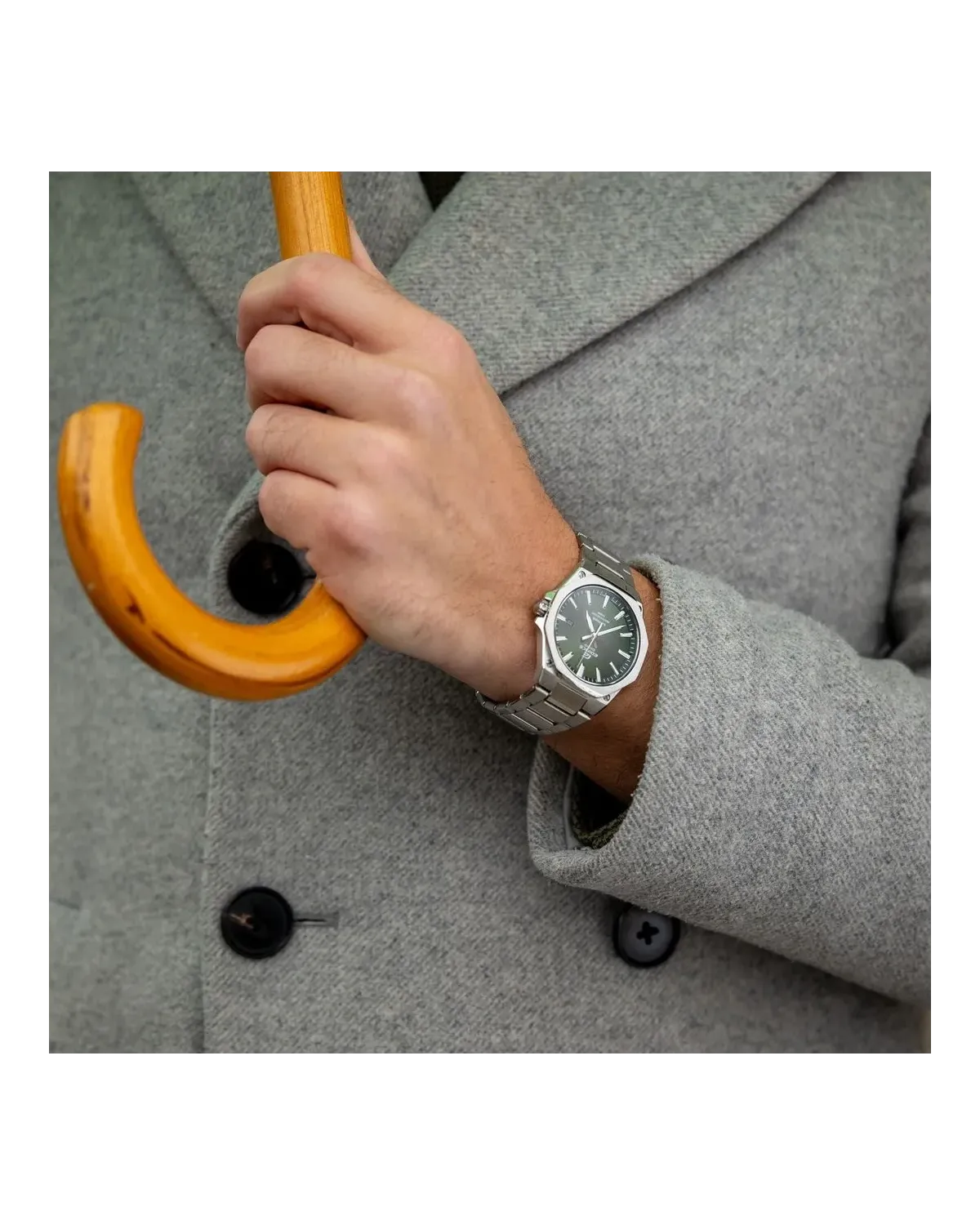 Zegarek Męski Casio  EFR-S108D-3A Edifice Classic Sapphire + BOX
