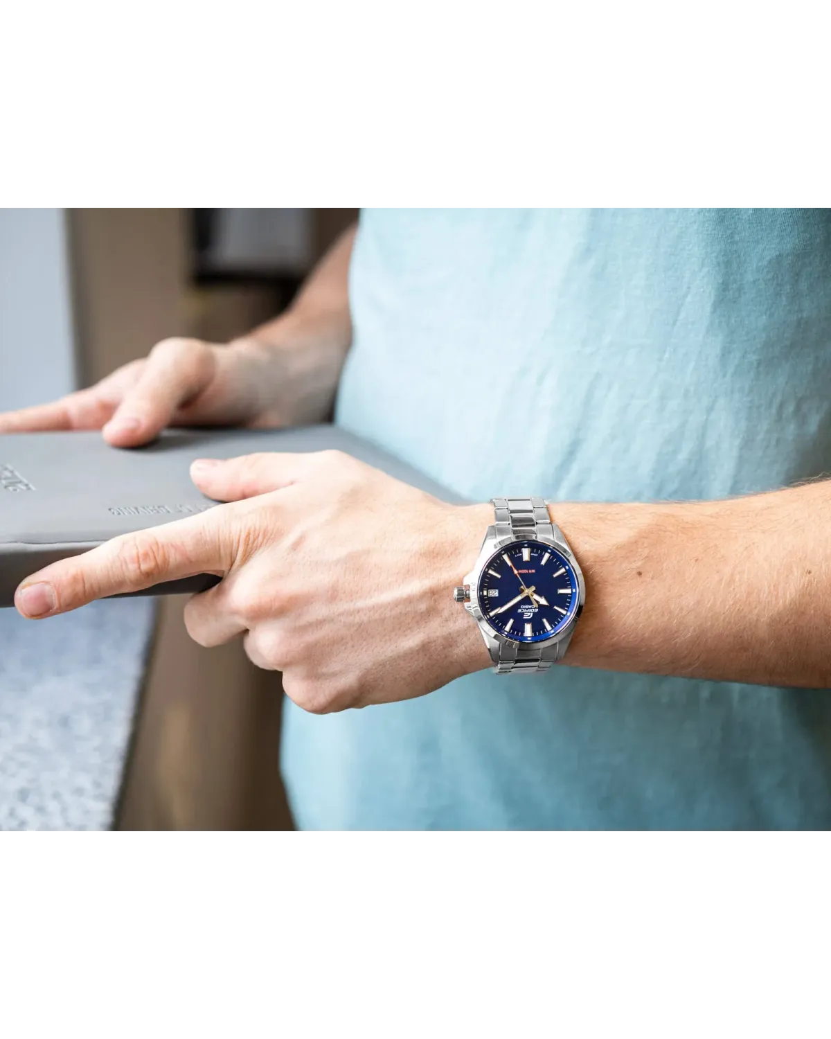 Zegarek Męski Casio Edifice EFV-100D-2AVUEF + BOX