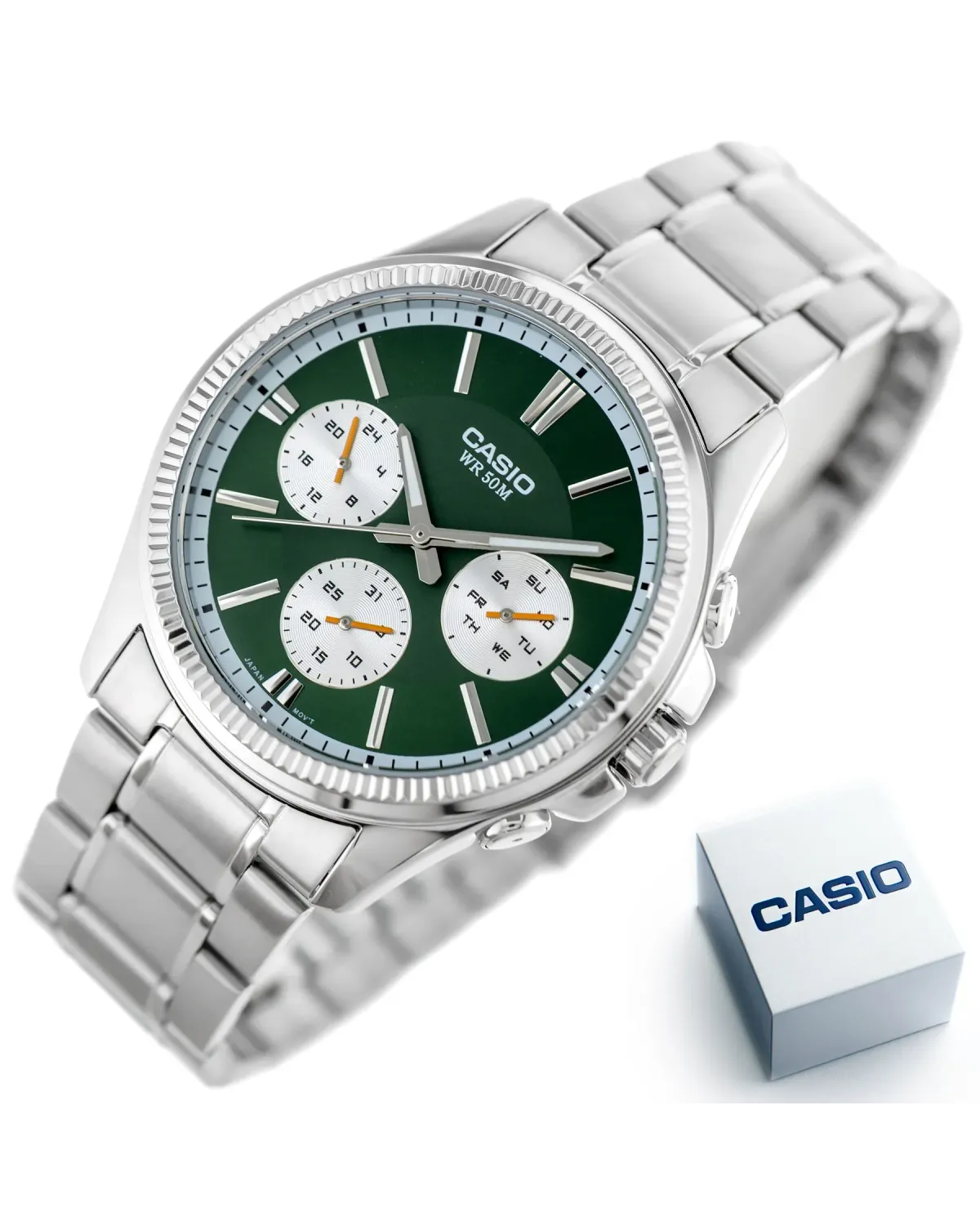 ZEGAREK MĘSKI CASIO MTP-1375D-3AVDF (zd112f) + BOX