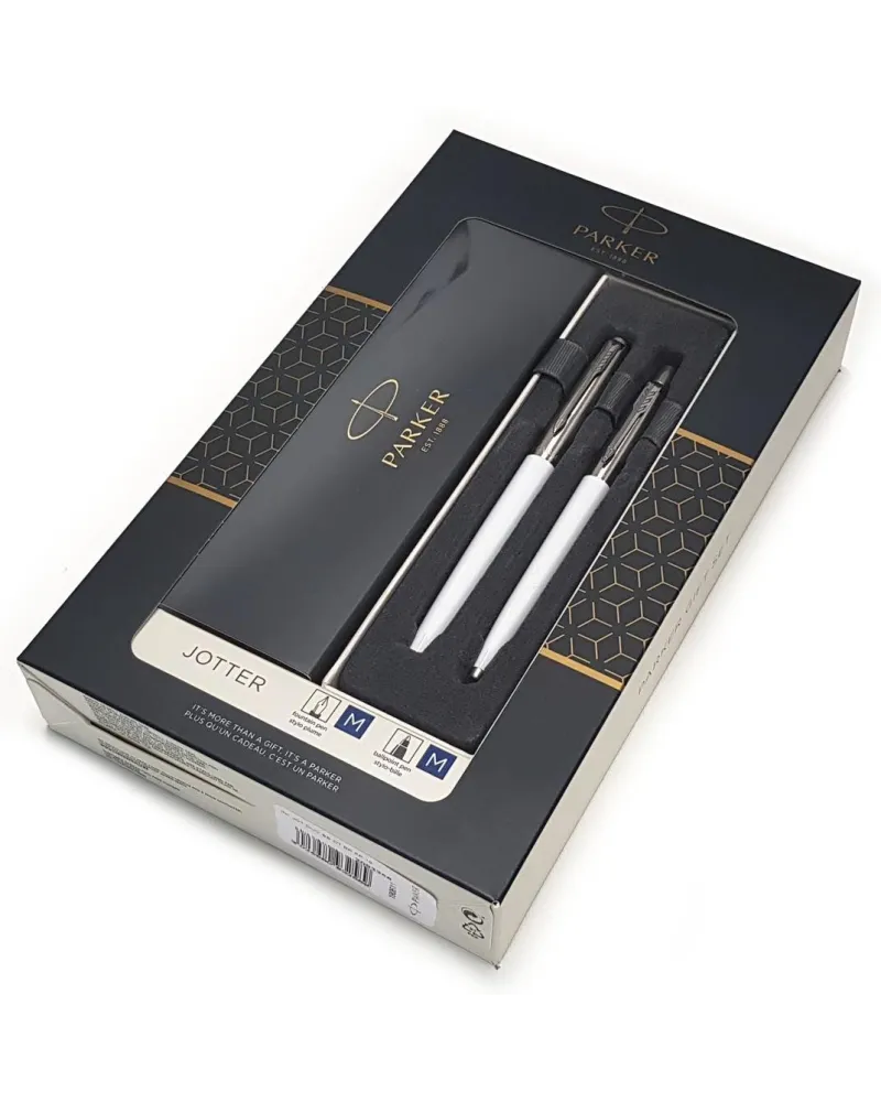 Zestaw upominkowy Pióro+Długopis Jotter biały CT (KPLJOTTER5) Zestaw upominkowy Pióro+Długopis Jotter biały CT (KPLJOTTER5)