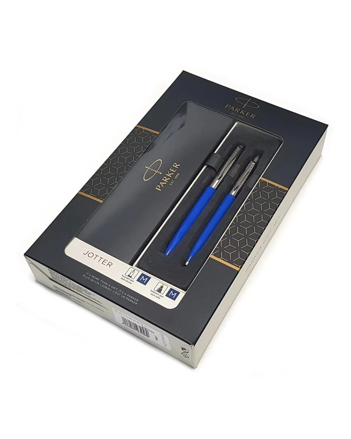 Zestaw upominkowy Pióro+Długopis Jotter niebieski CT (KPLJOTTER6) Zestaw upominkowy Pióro+Długopis Jotter niebieski CT (KPLJOTTER6)