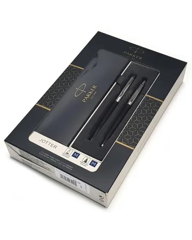 Zestaw upominkowy Pi&oacute;ro+Długopis Jotter czarny CT (KPLJOTTER7)