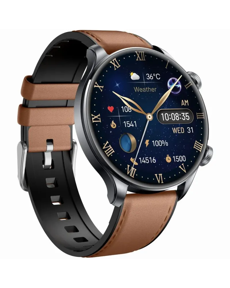 SMARTWATCH MĘSKI GRAVITY GT35-1 - AMOLED, DODATKOWY PASEK (sg049a) SMARTWATCH MĘSKI GRAVITY GT35-1 - AMOLED, DODATKOWY PASEK (sg049a)