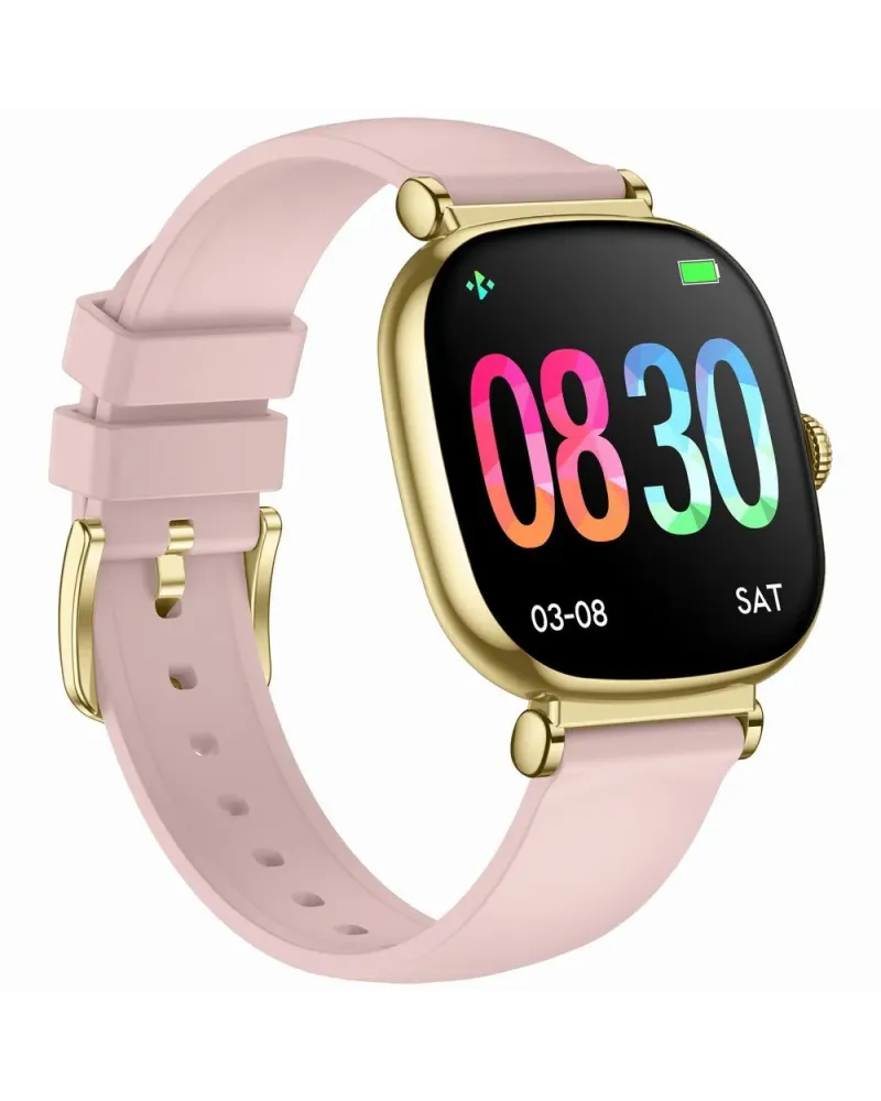 SMARTWATCH DAMSKI GRAVITY GT32-1 - ROZMOWY BLUETOOTH, DODATKOWY PASEK (sg047a)