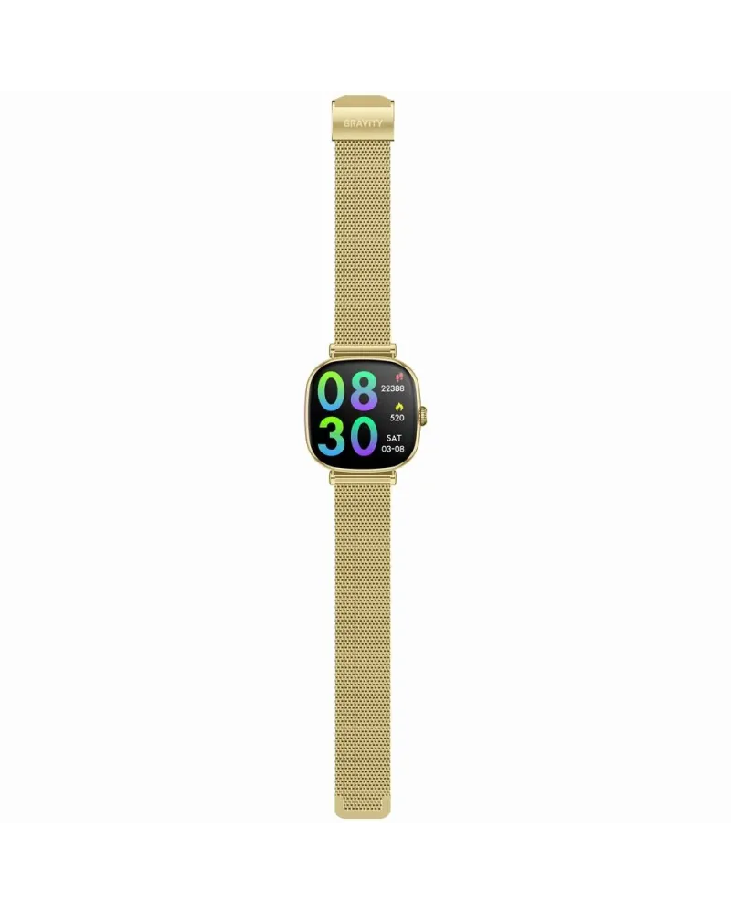 SMARTWATCH DAMSKI GRAVITY GT32-1 - ROZMOWY BLUETOOTH, DODATKOWY PASEK (sg047a)