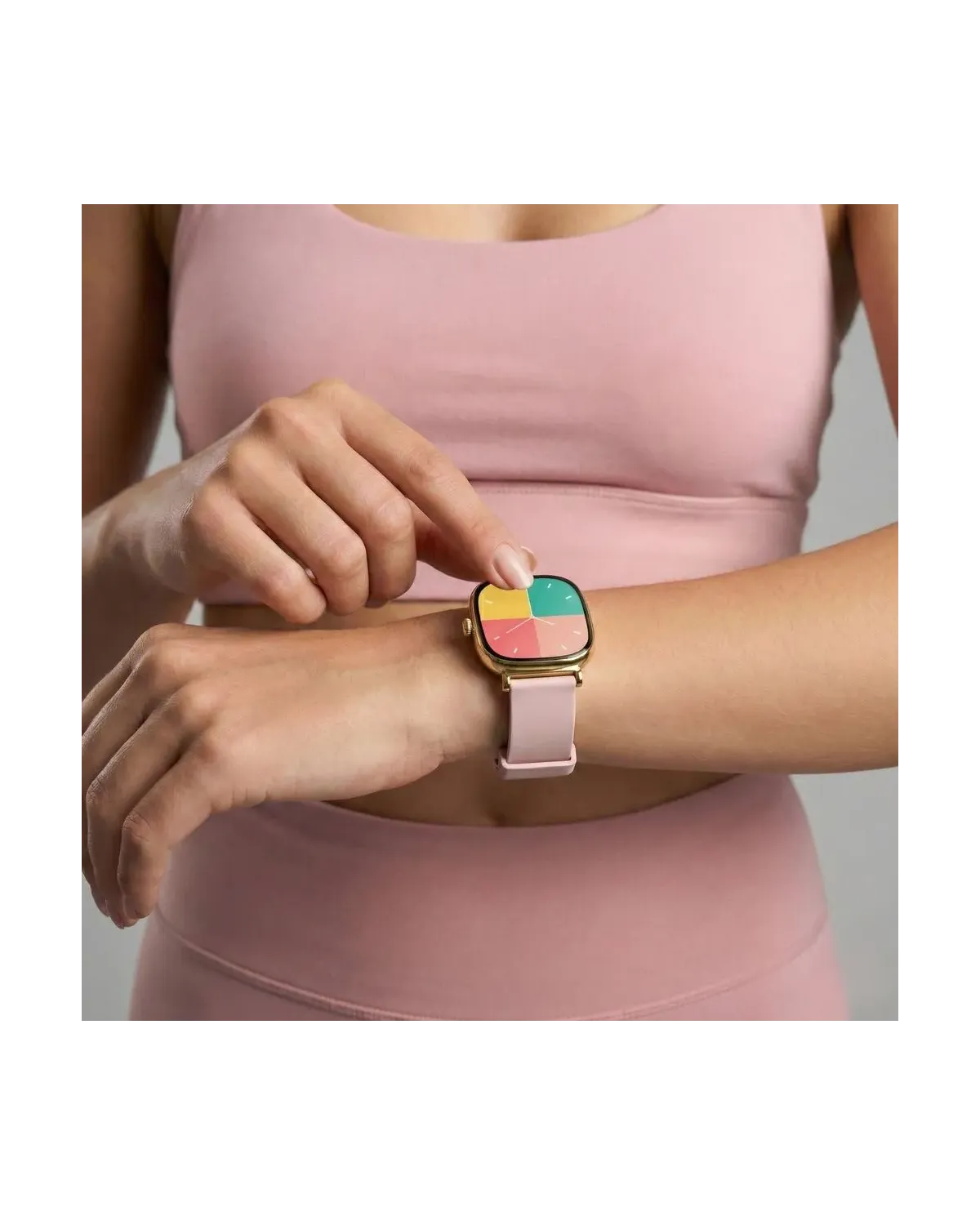 SMARTWATCH DAMSKI GRAVITY GT32-1 - ROZMOWY BLUETOOTH, DODATKOWY PASEK (sg047a)