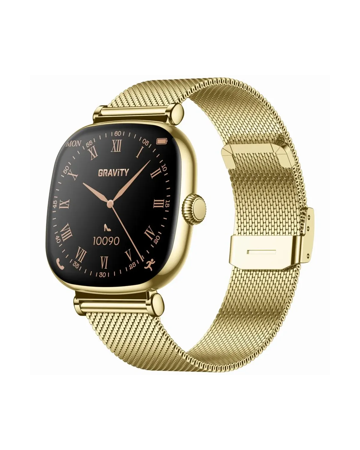 SMARTWATCH DAMSKI GRAVITY GT32-2 - ROZMOWY BLUETOOTH, DODATKOWY PASEK (sg047b)