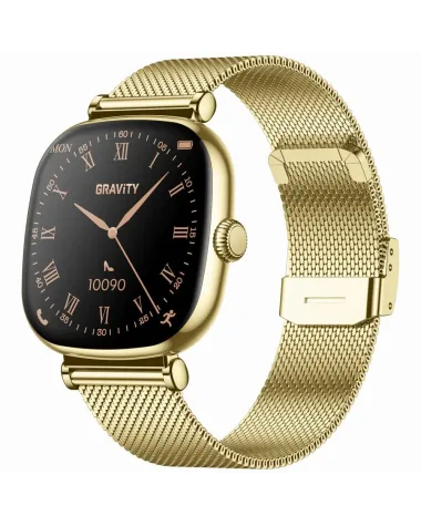 SMARTWATCH DAMSKI GRAVITY GT32-2 - ROZMOWY BLUETOOTH, DODATKOWY PASEK (sg047b)