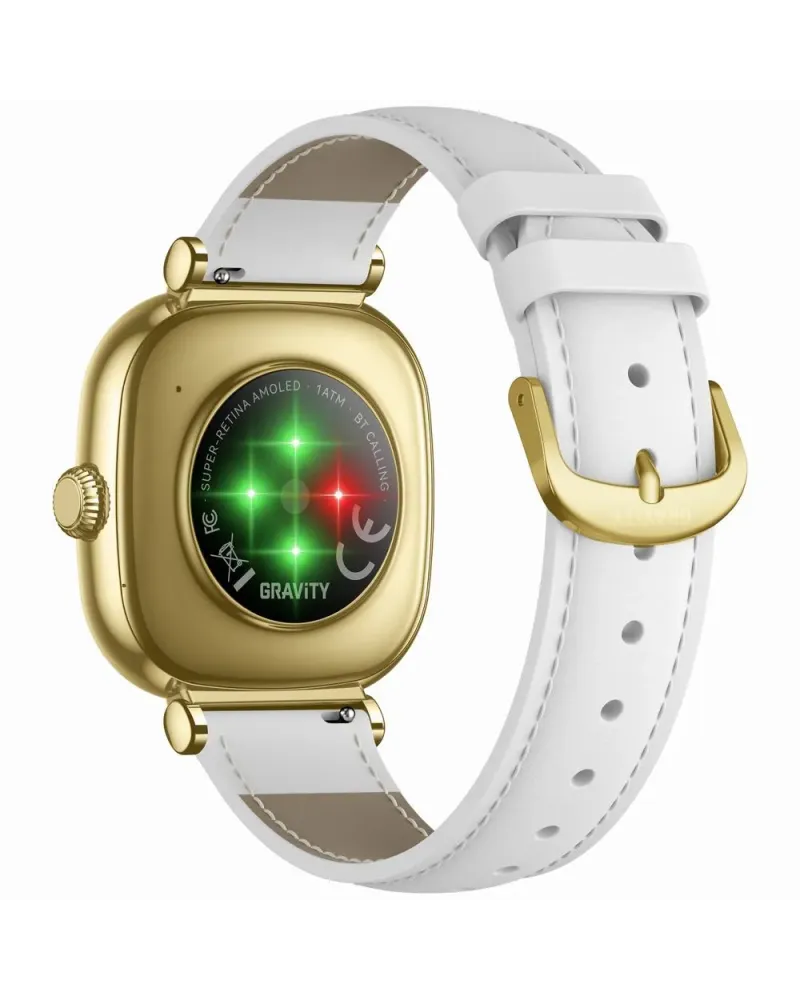 SMARTWATCH DAMSKI GRAVITY GT32-2 - ROZMOWY BLUETOOTH, DODATKOWY PASEK (sg047b)