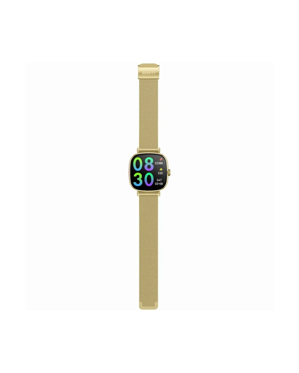 SMARTWATCH DAMSKI GRAVITY GT32-2 - ROZMOWY BLUETOOTH, DODATKOWY PASEK (sg047b)