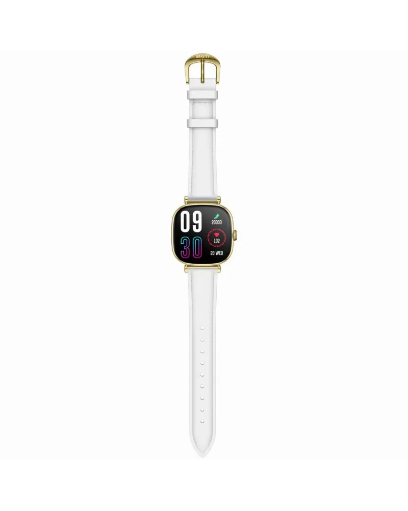 SMARTWATCH DAMSKI GRAVITY GT32-2 - ROZMOWY BLUETOOTH, DODATKOWY PASEK (sg047b)
