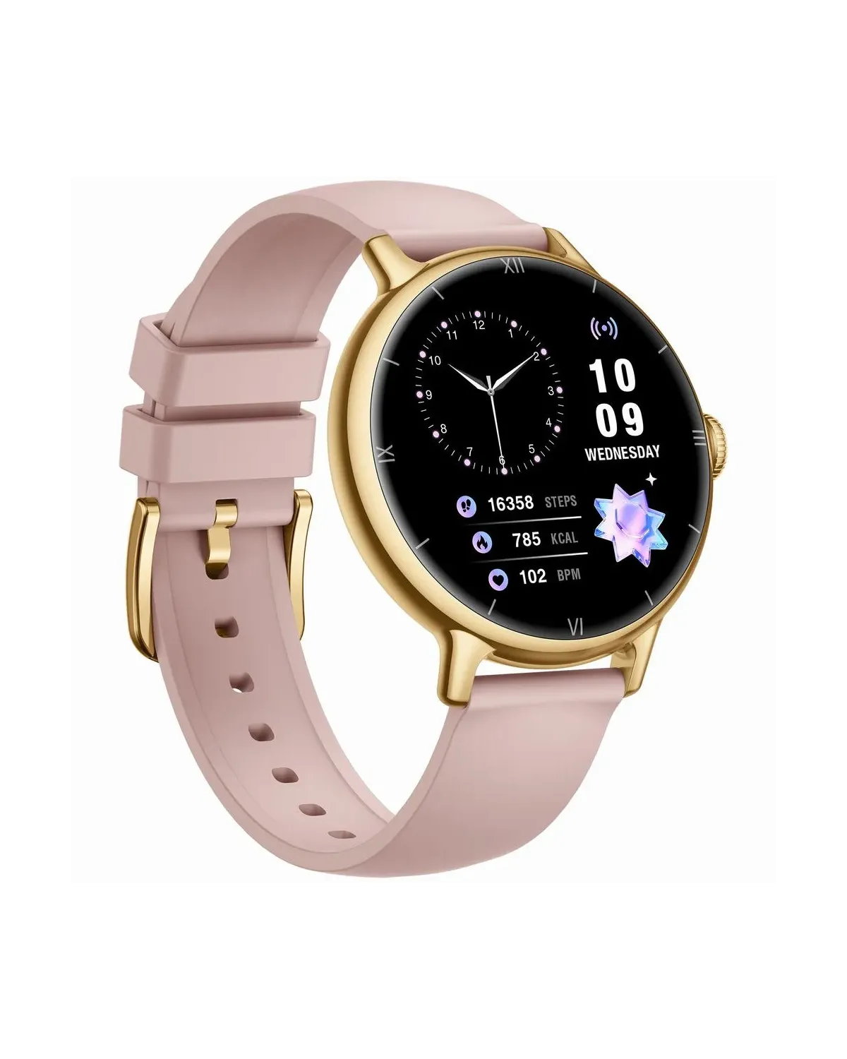 SMARTWATCH DAMSKI GRAVITY GT33-1 - AMOLED, DODATKOWY PASEK (sg048a)
