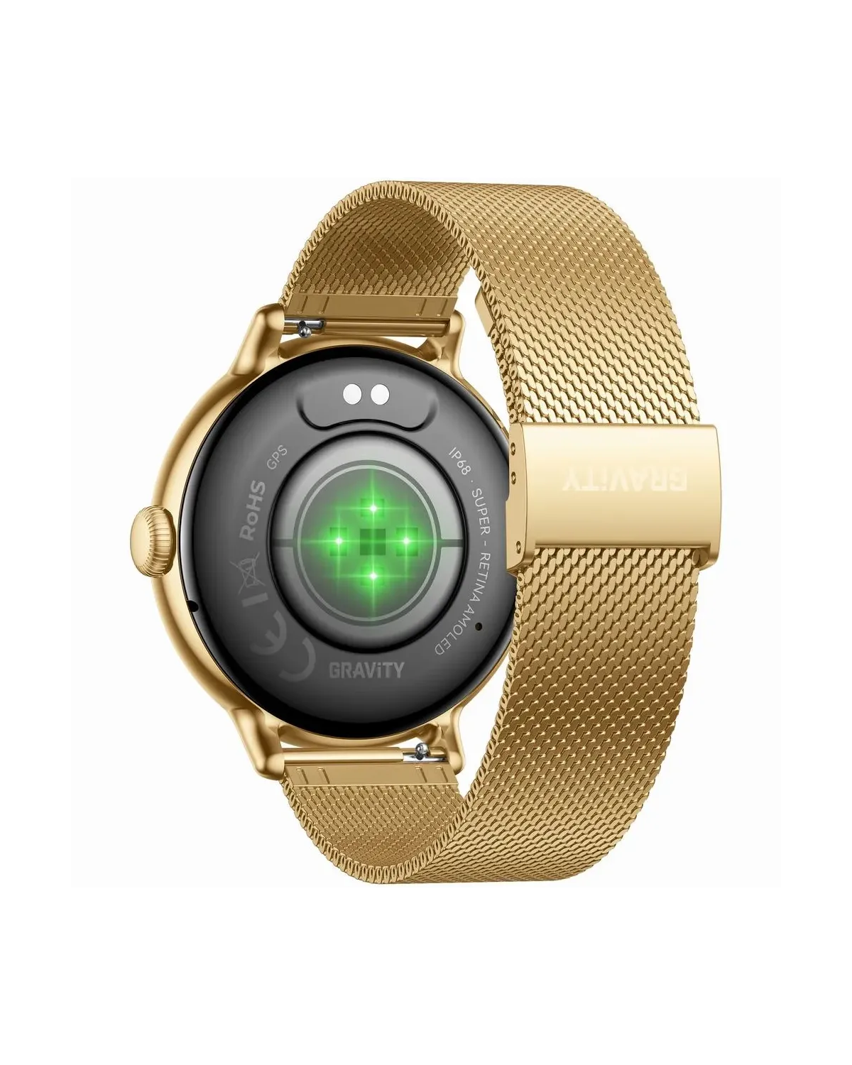 SMARTWATCH DAMSKI GRAVITY GT33-2 - AMOLED, DODATKOWY PASEK (sg048b)