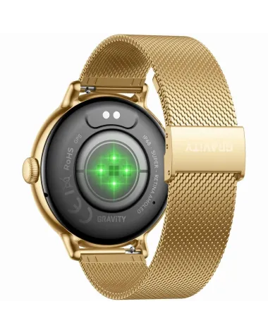 SMARTWATCH DAMSKI GRAVITY GT33-2 - AMOLED, DODATKOWY PASEK (sg048b)