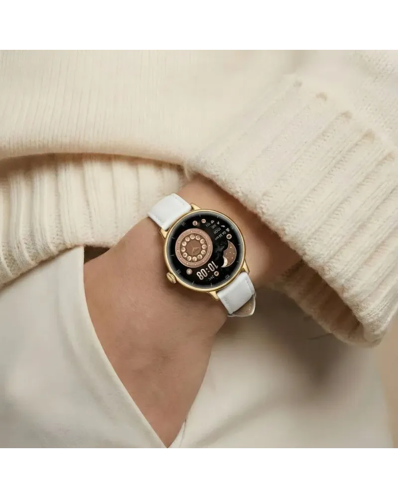 SMARTWATCH DAMSKI GRAVITY GT33-2 - AMOLED, DODATKOWY PASEK (sg048b)
