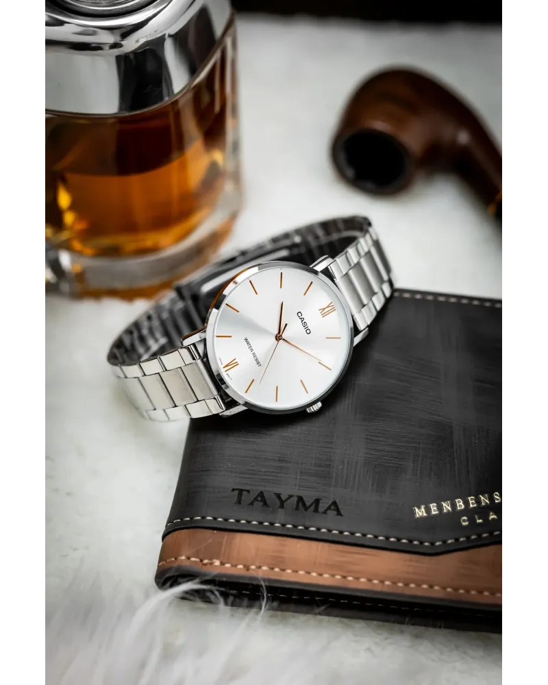 Zegarek Męski Casio MTP-VT01D-7BUDF + BOX Zegarek Męski Casio MTP-VT01D-7BUDF + BOX