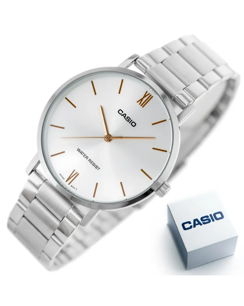 Zegarek Męski Casio MTP-VT01D-7BUDF + BOX Zegarek Męski Casio MTP-VT01D-7BUDF + BOX