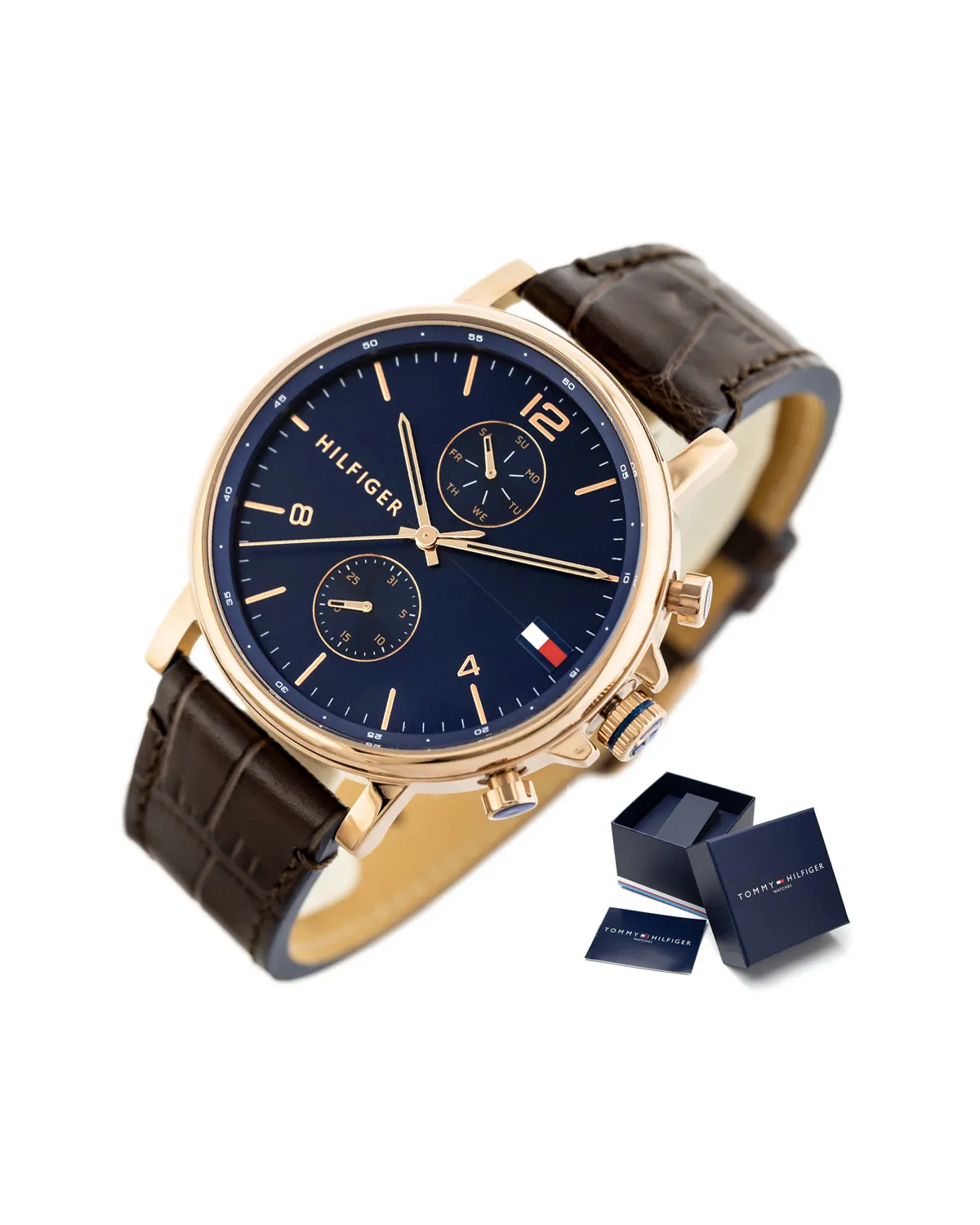 ZEGAREK MĘSKI TOMMY HILFIGER 1710418 DANIEL (zf010c) + BOX ZEGAREK MĘSKI TOMMY HILFIGER 1710418 DANIEL (zf010c) + BOX
