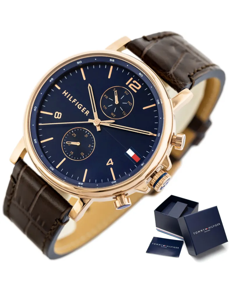 ZEGAREK MĘSKI TOMMY HILFIGER 1710418 DANIEL (zf010c) + BOX ZEGAREK MĘSKI TOMMY HILFIGER 1710418 DANIEL (zf010c) + BOX