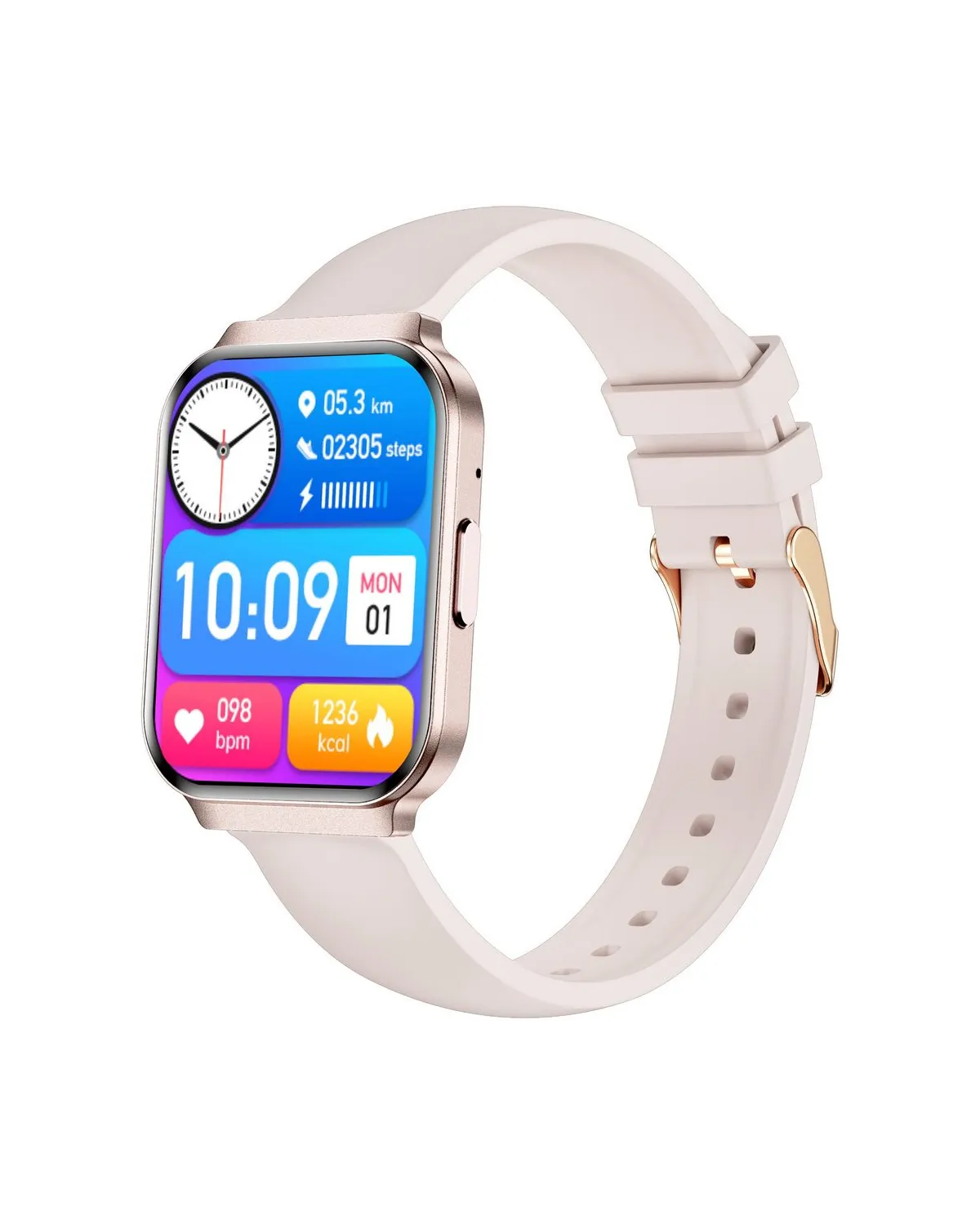 SMARTWATCH DAMSKI GRAVITY GT44-3 - DODATKOWY PASEK (sg051b)