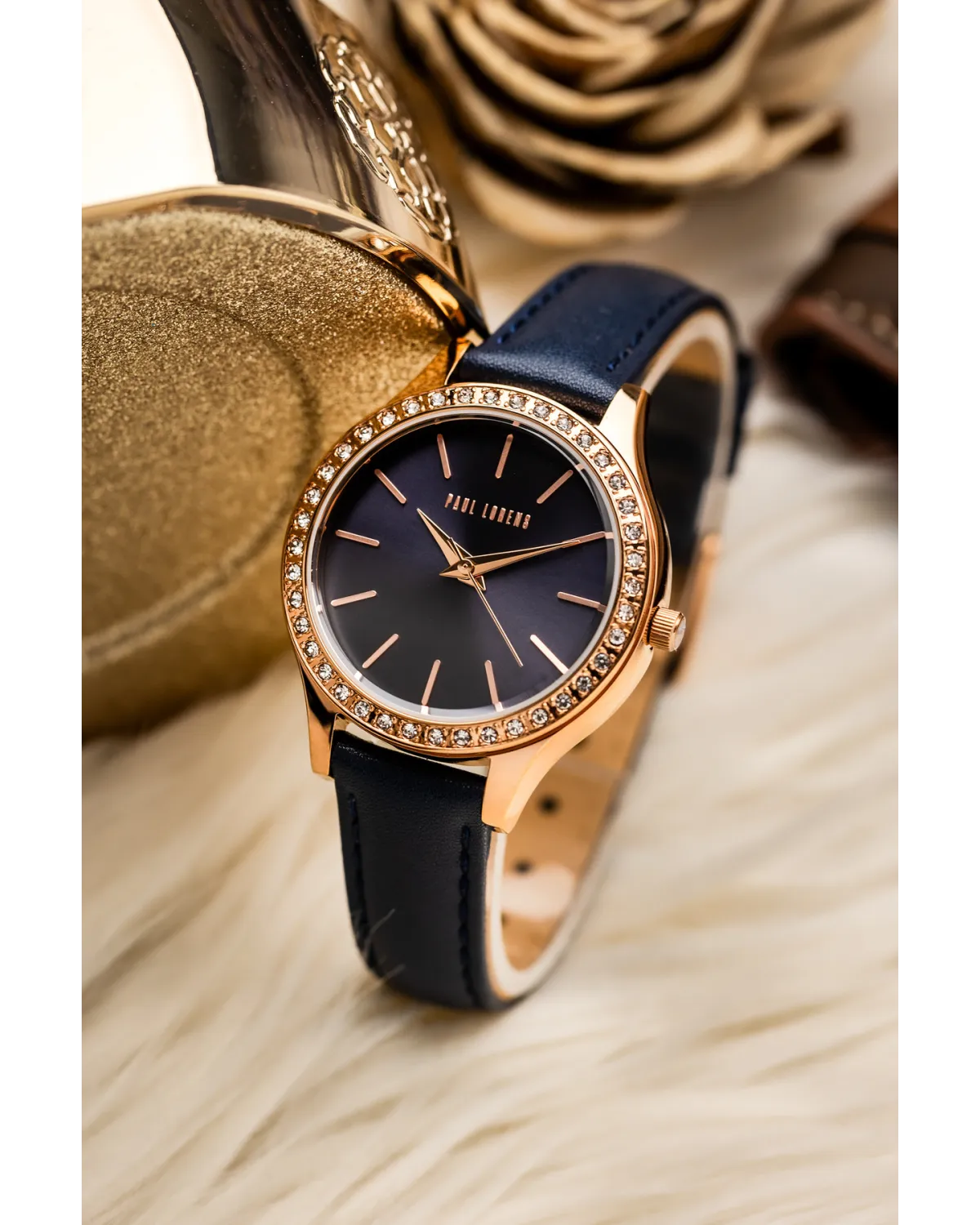 ZEGAREK DAMSKI PAUL LORENS -  PL10482A2-6F3 (zg584e) + BOX