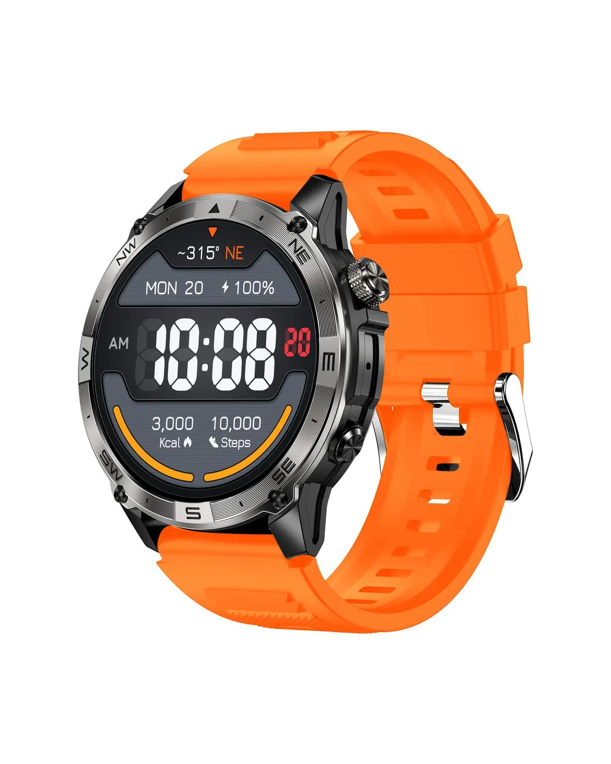 SMARTWATCH MĘSKI GRAVITY GT46-4 - AMOLED, DODATKOWA BRANSOLETA (sg055d)