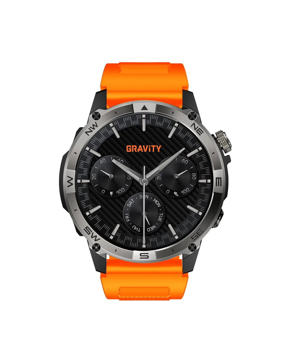 SMARTWATCH MĘSKI GRAVITY GT46-4 - AMOLED, DODATKOWA BRANSOLETA (sg055d)