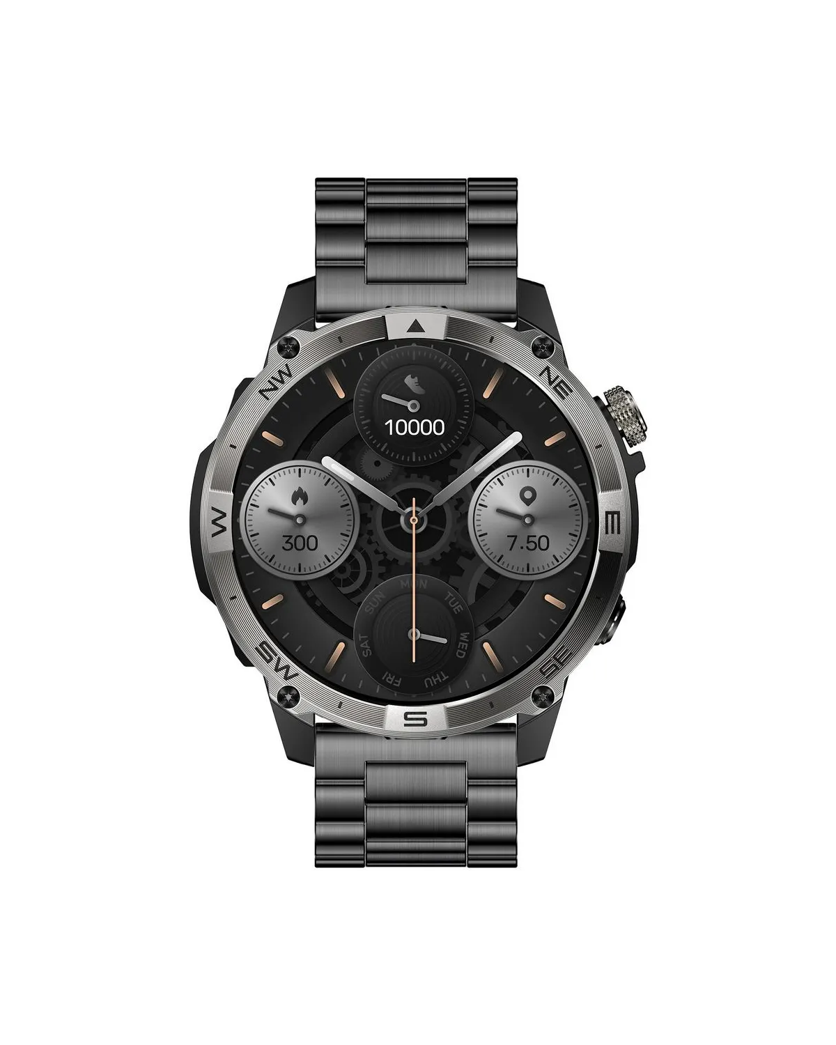 SMARTWATCH MĘSKI GRAVITY GT46-4 - AMOLED, DODATKOWA BRANSOLETA (sg055d)
