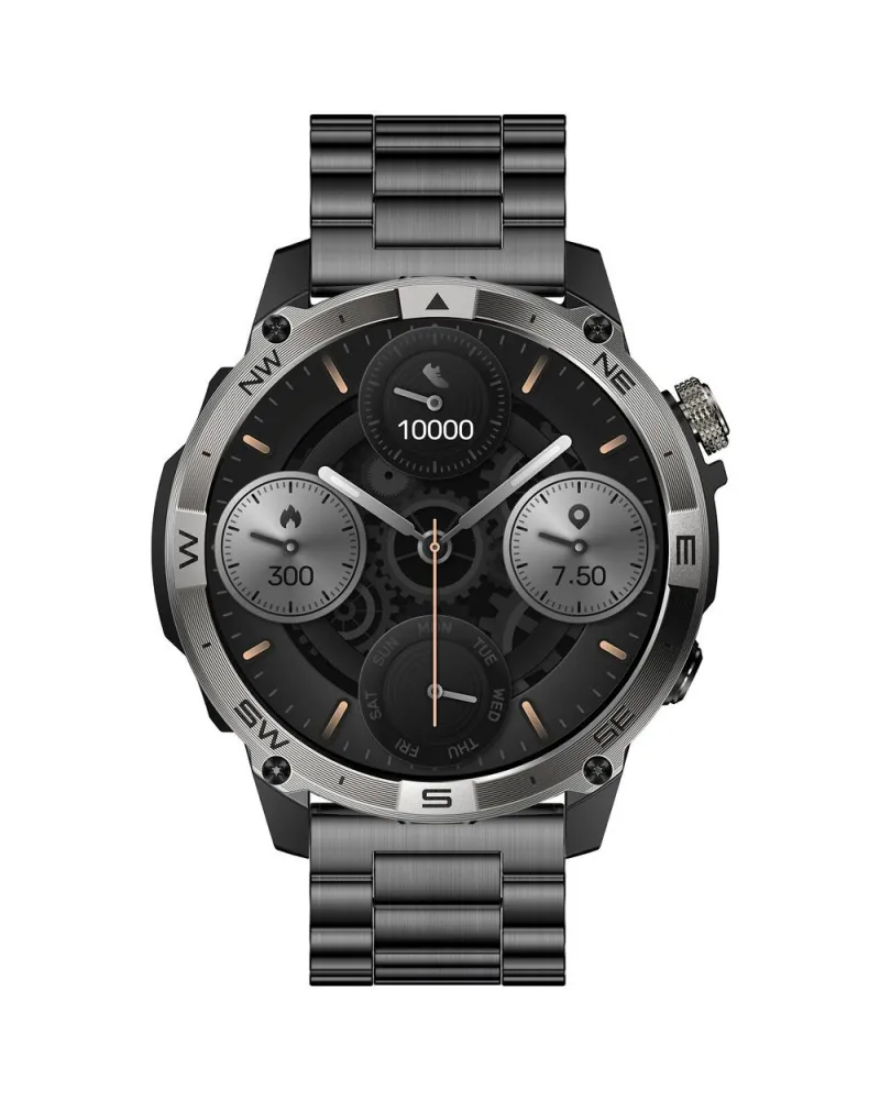 SMARTWATCH MĘSKI GRAVITY GT46-4 - AMOLED, DODATKOWA BRANSOLETA (sg055d)