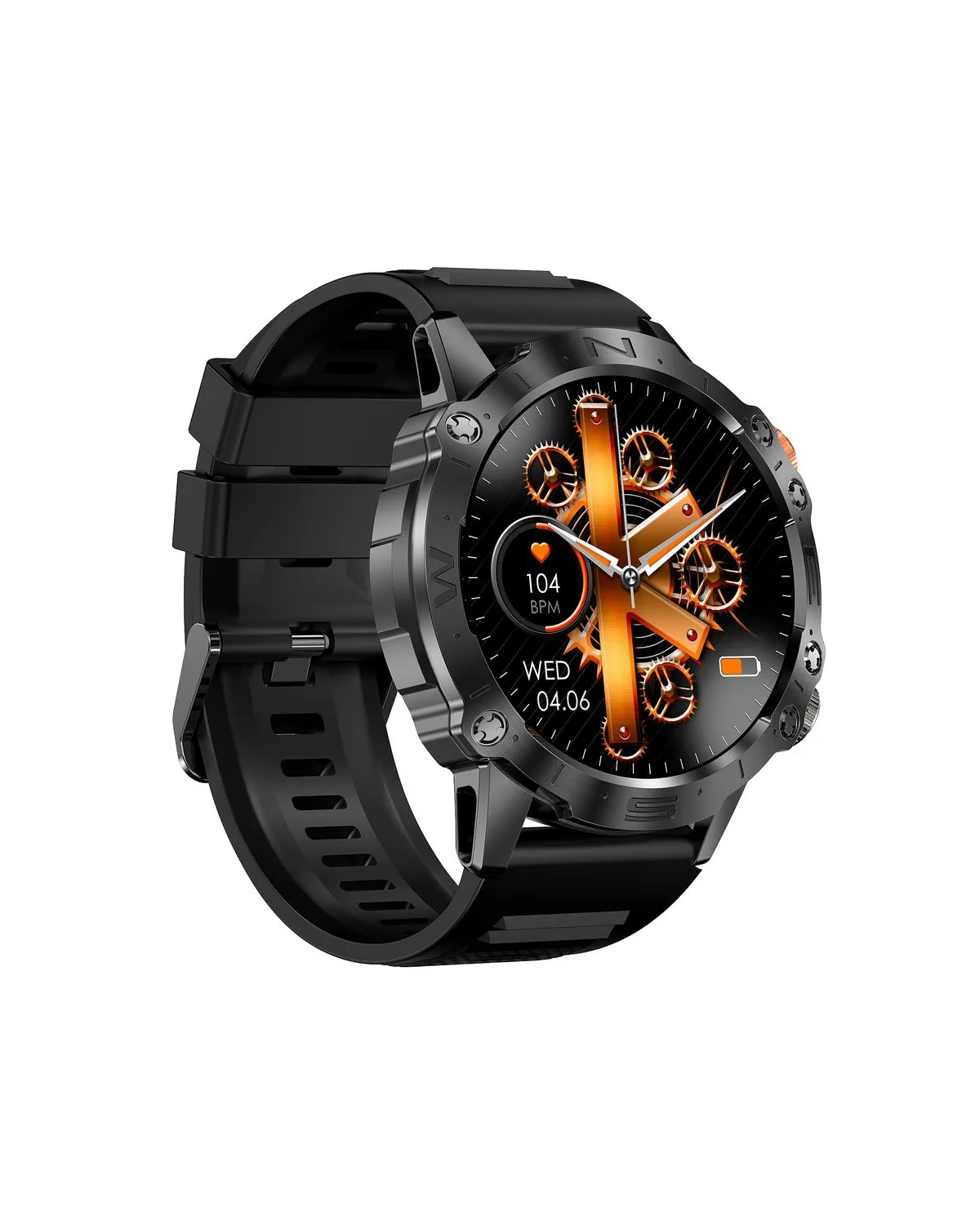 SMARTWATCH MĘSKI GRAVITY GT20-7 - AMOLED, DODATKOWY PASEK (sg024g)