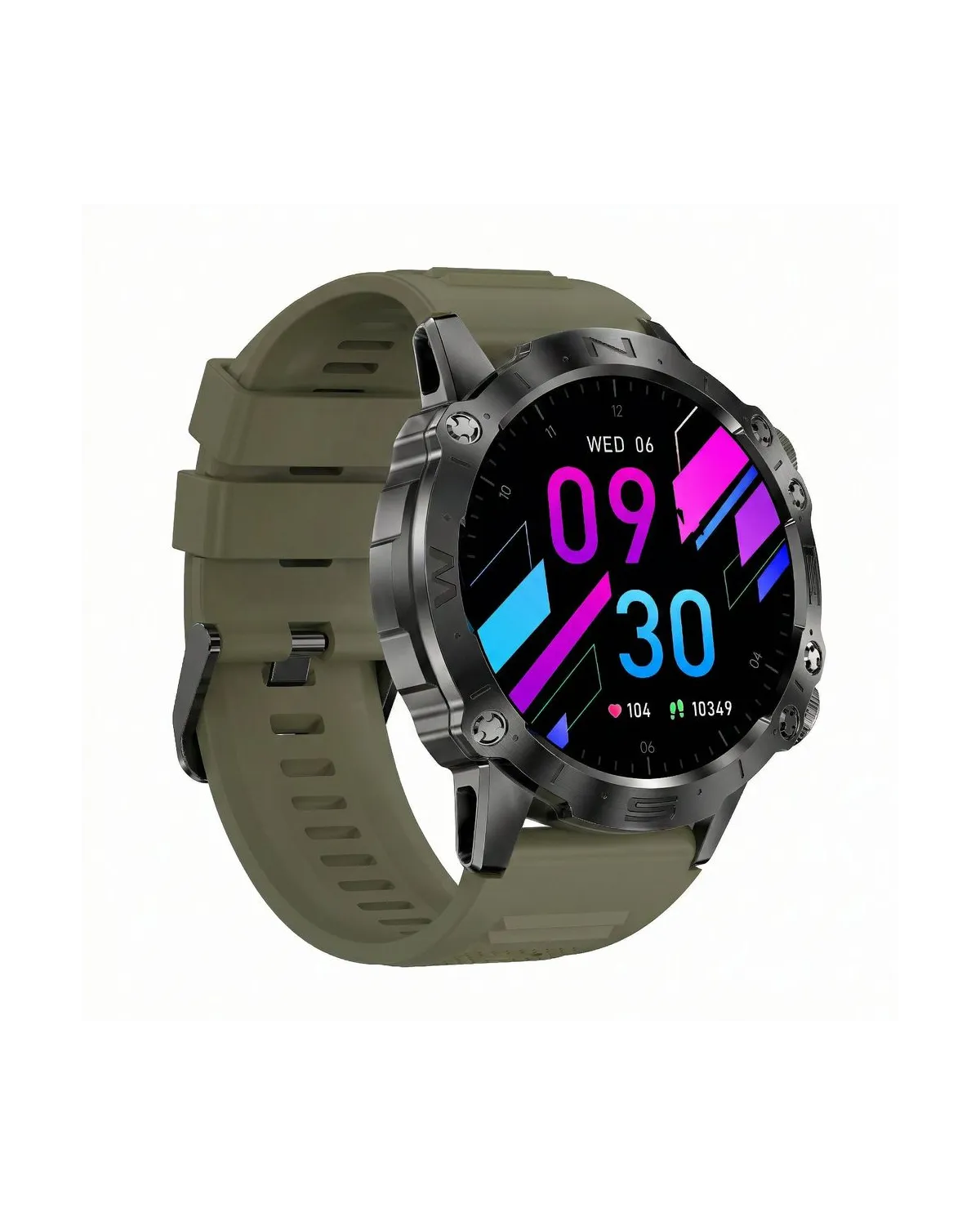 SMARTWATCH MĘSKI GRAVITY GT20-7 - AMOLED, DODATKOWY PASEK (sg024g)