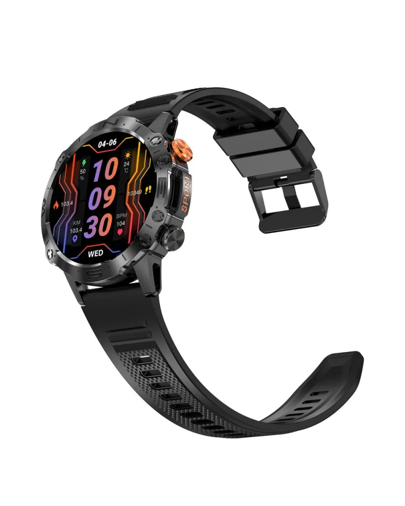 SMARTWATCH MĘSKI GRAVITY GT20-7 - AMOLED, DODATKOWY PASEK (sg024g)