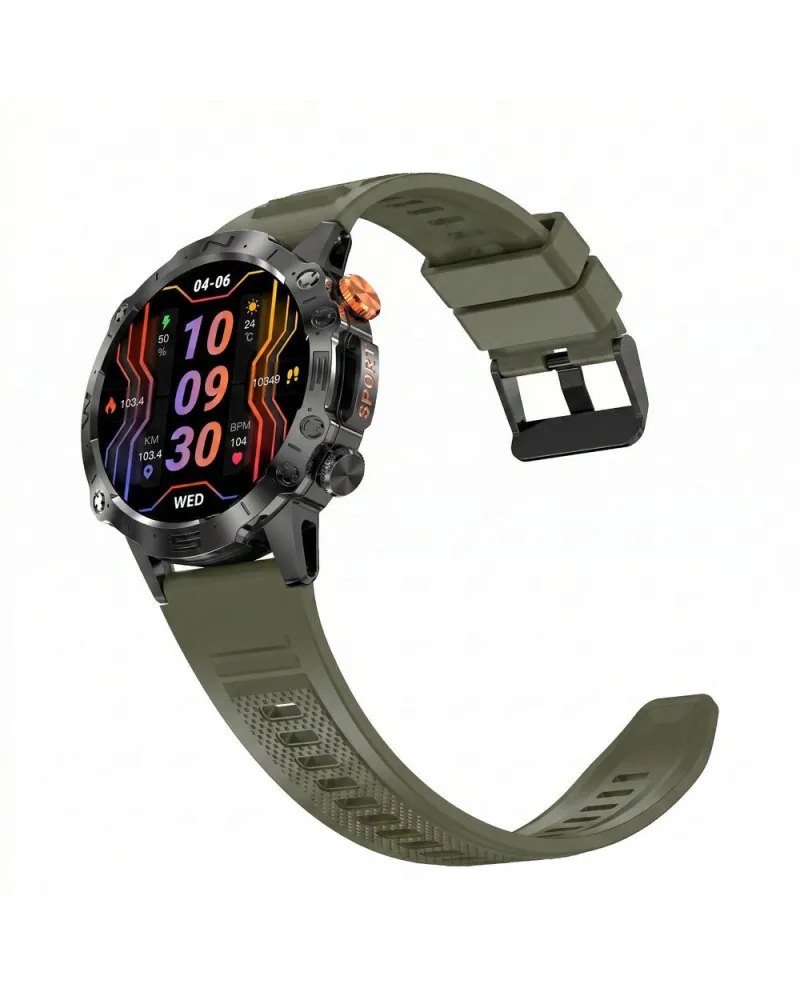 SMARTWATCH MĘSKI GRAVITY GT20-7 - AMOLED, DODATKOWY PASEK (sg024g)