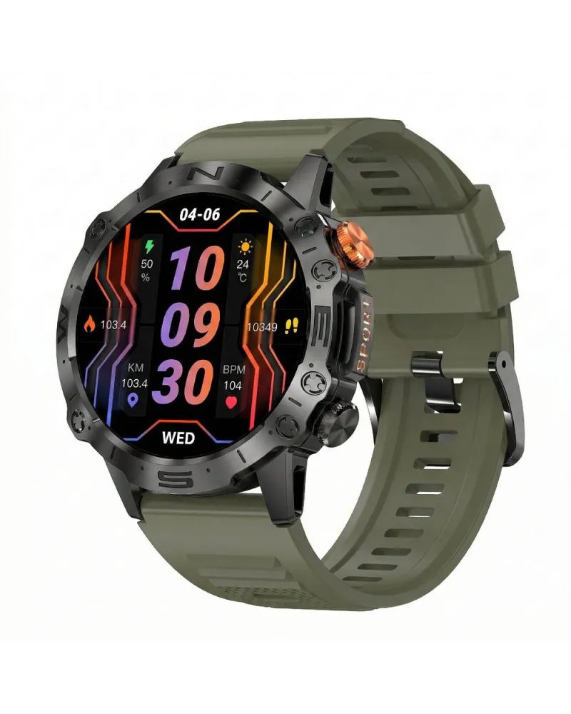 SMARTWATCH MĘSKI GRAVITY GT20-7 - AMOLED, DODATKOWY PASEK (sg024g)