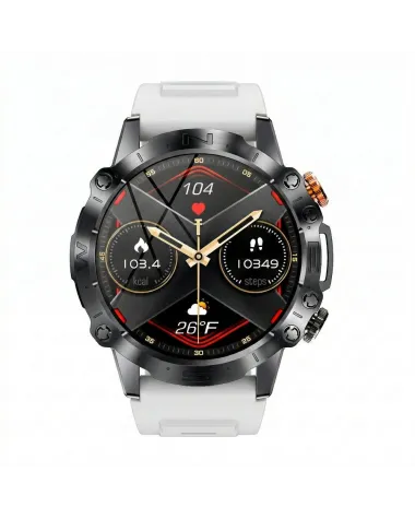 SMARTWATCH MĘSKI GRAVITY GT20-8 - AMOLED, DODATKOWY PASEK (sg024g)