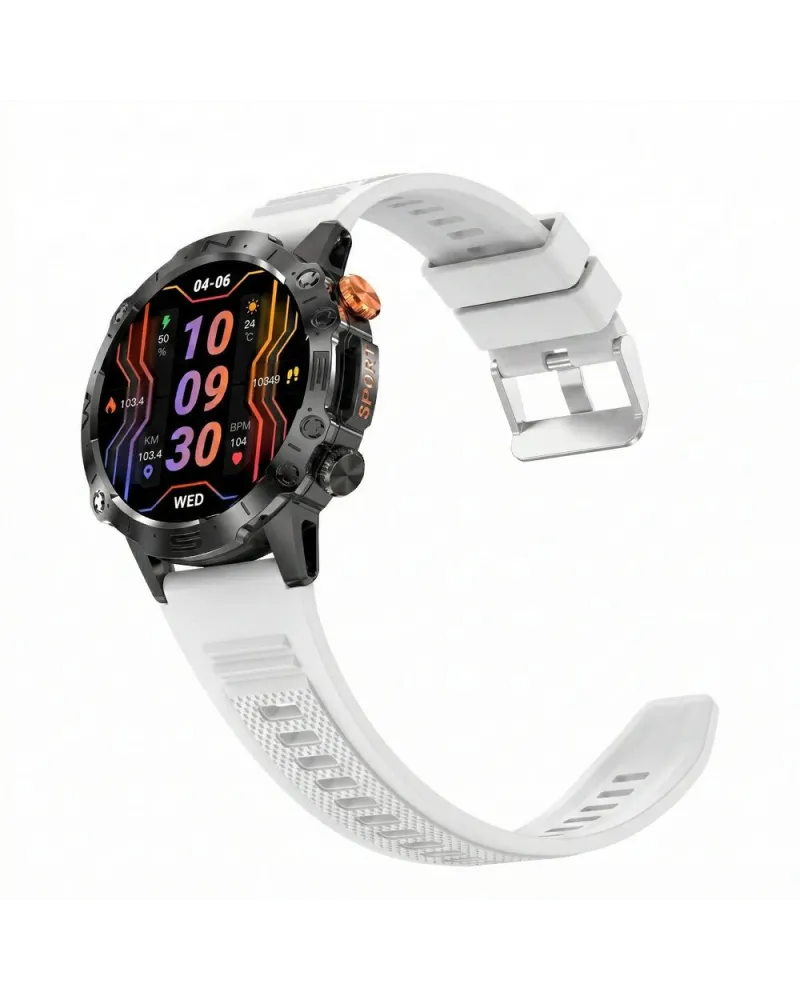 SMARTWATCH MĘSKI GRAVITY GT20-8 - AMOLED, DODATKOWY PASEK (sg024g)