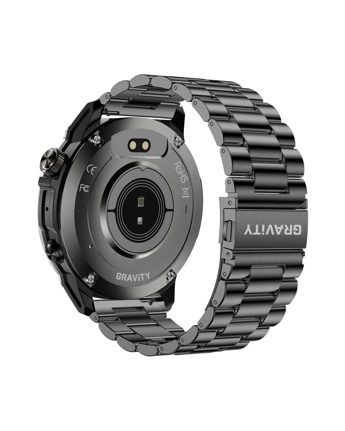 SMARTWATCH MĘSKI GRAVITY GT46-1 - AMOLED, DODATKOWA BRANSOLETA(sg055a)