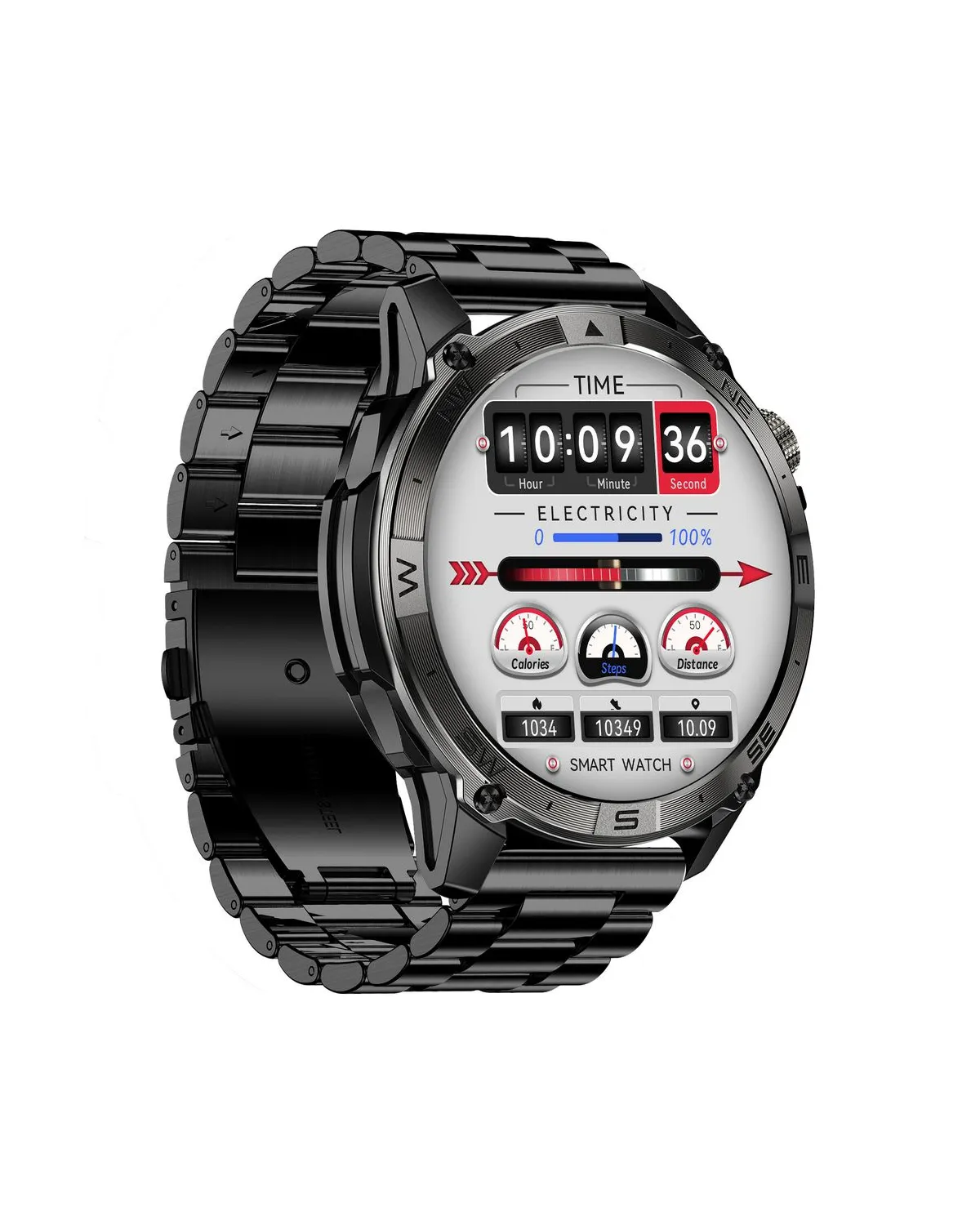 SMARTWATCH MĘSKI GRAVITY GT46-2 - AMOLED, DODATKOWA BRANSOLETA(sg055b)