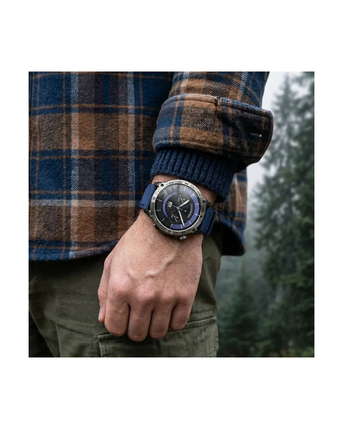 SMARTWATCH MĘSKI GRAVITY GT46-2 - AMOLED, DODATKOWA BRANSOLETA(sg055b)