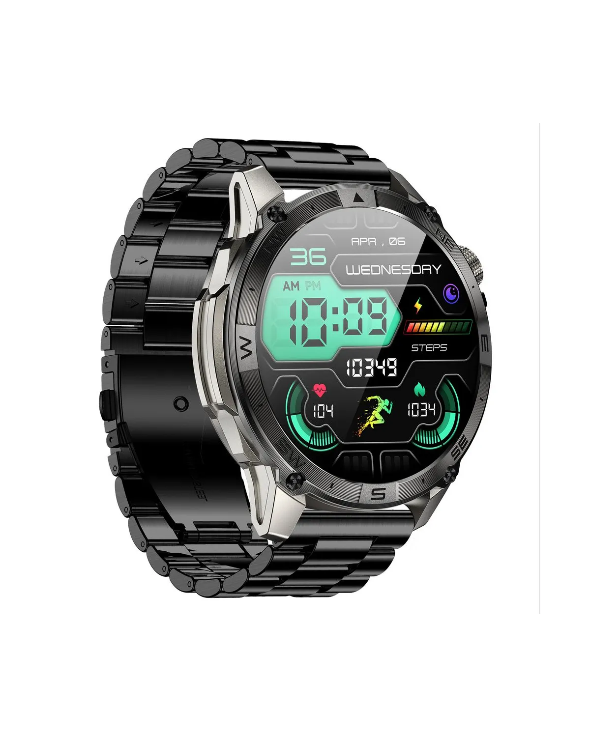 SMARTWATCH MĘSKI GRAVITY GT46-3 - AMOLED, DODATKOWA BRANSOLETA (sg055c)
