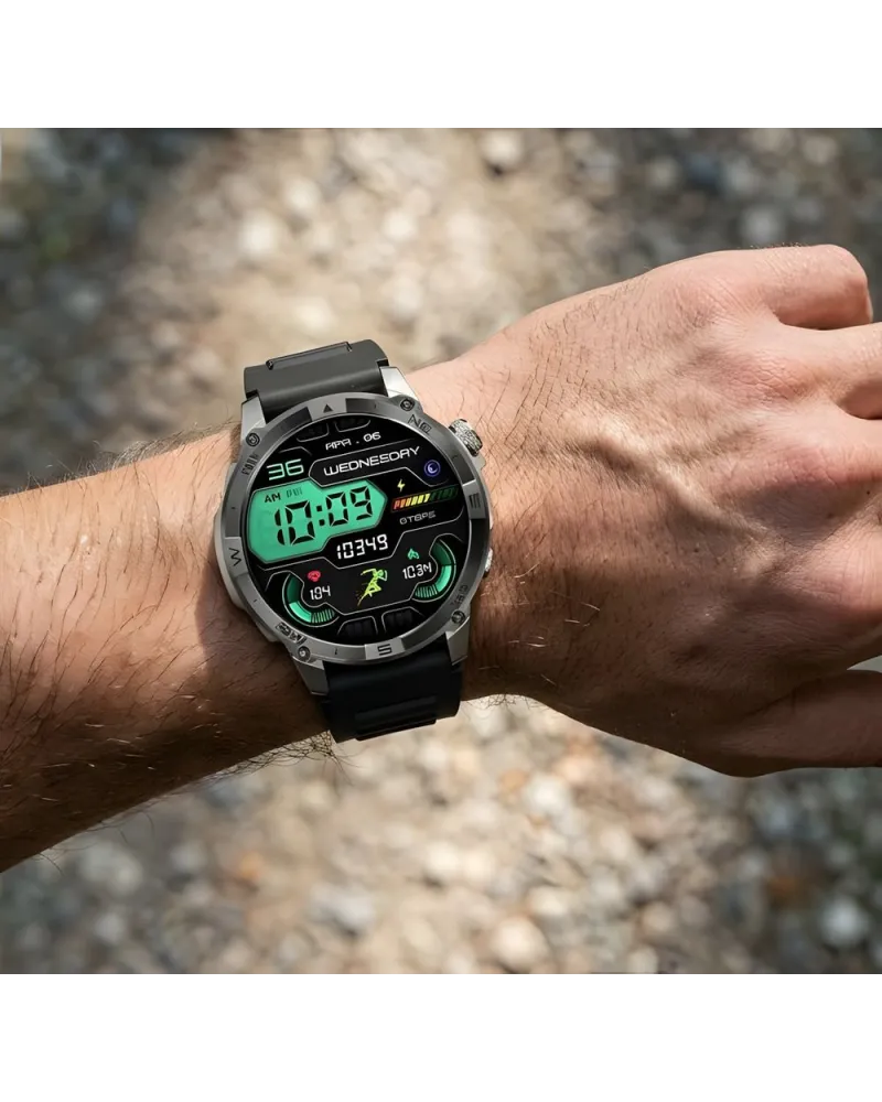 SMARTWATCH MĘSKI GRAVITY GT46-3 - AMOLED, DODATKOWA BRANSOLETA (sg055c)