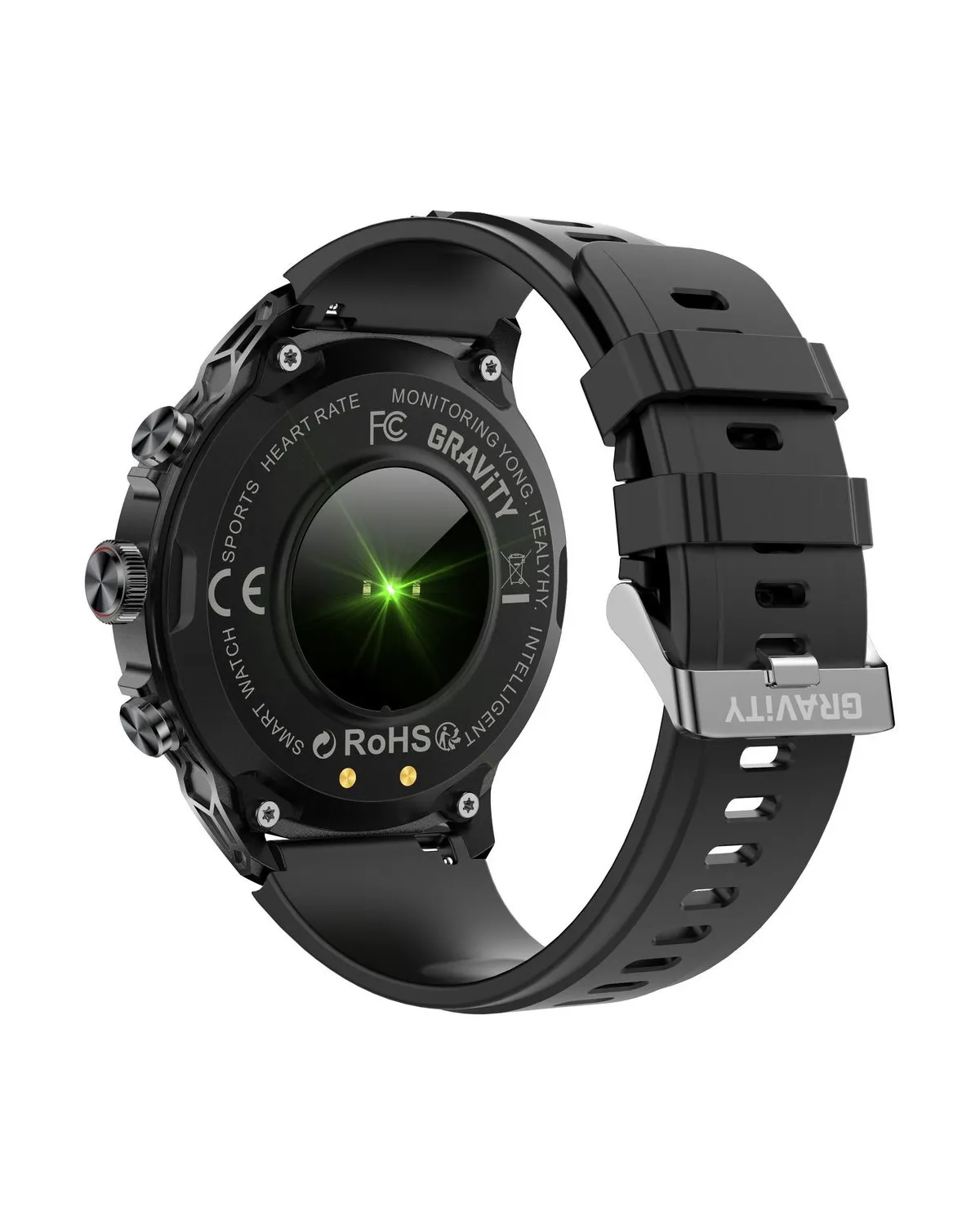 SMARTWATCH MĘSKI GRAVITY GT41-1 - BLUETOOTH CALL, DODATKOWA BRANSOLETA (sg053a)