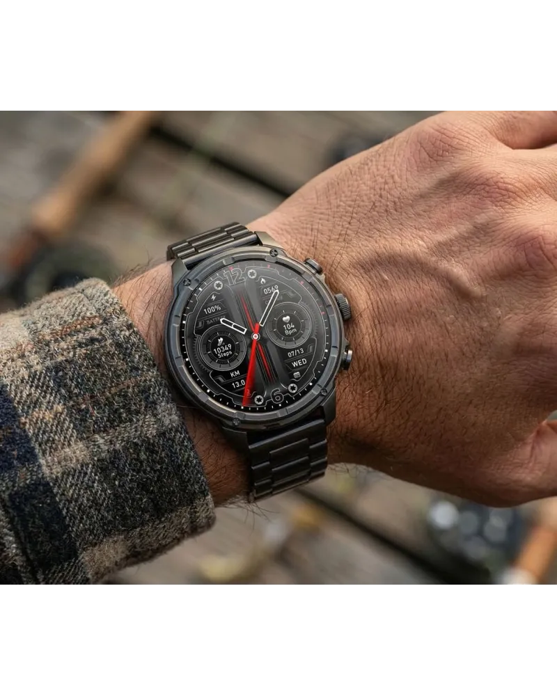 SMARTWATCH MĘSKI GRAVITY GT41-1 - BLUETOOTH CALL, DODATKOWA BRANSOLETA (sg053a)