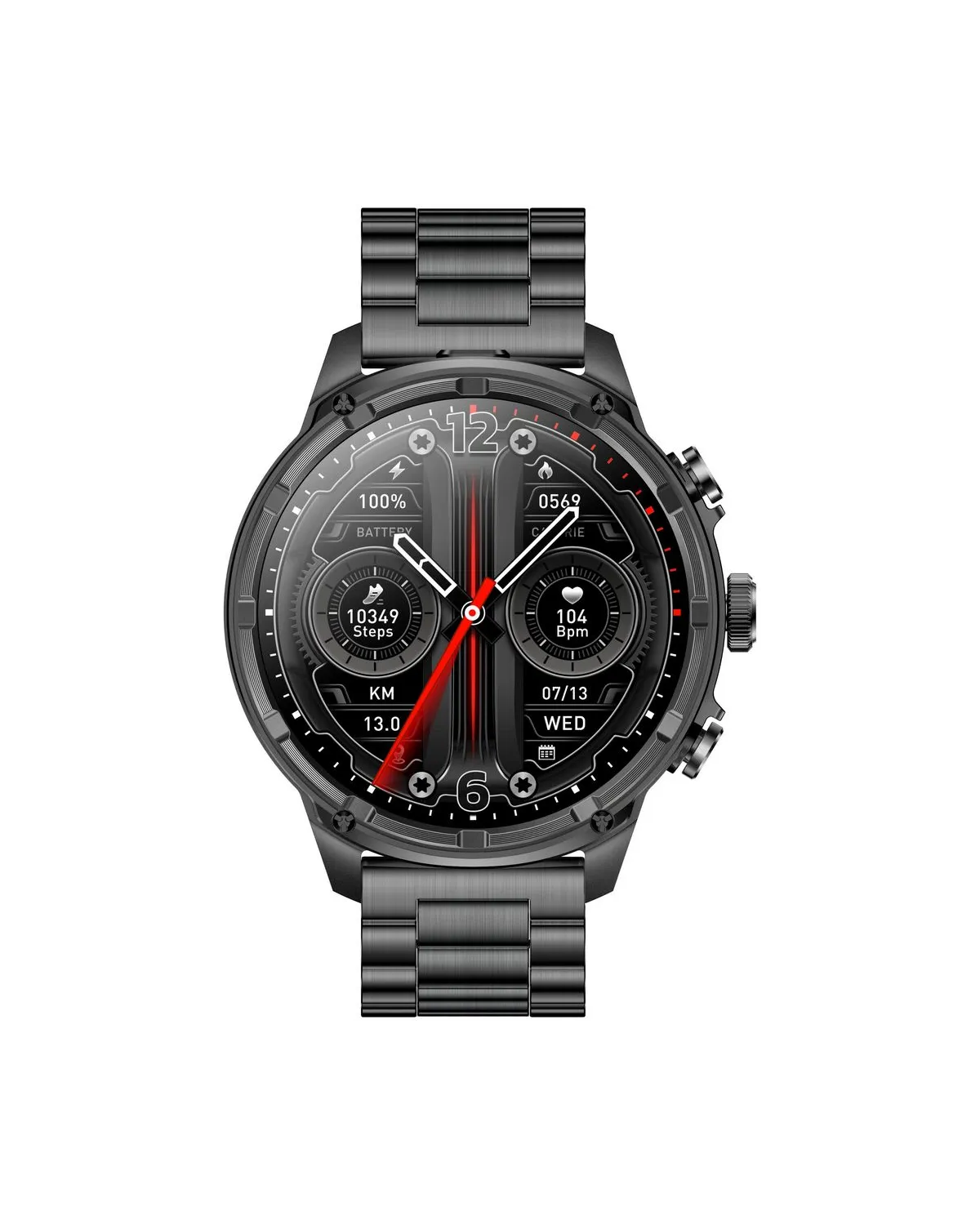 SMARTWATCH MĘSKI GRAVITY GT41-2 - BLUETOOTH CALL, DODATKOWA BRANSOLETA (sg053b)