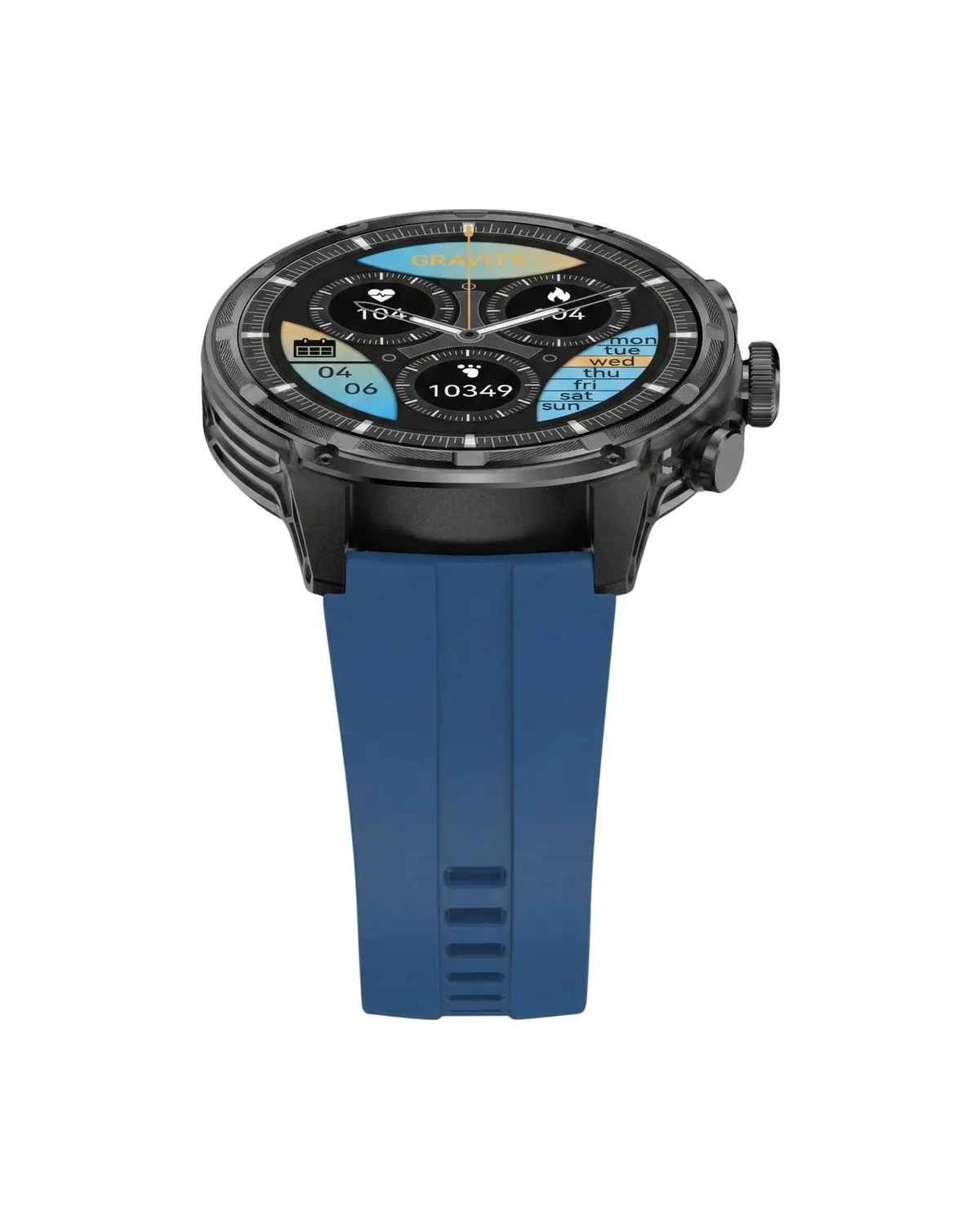 SMARTWATCH MĘSKI GRAVITY GT41-2 - BLUETOOTH CALL, DODATKOWA BRANSOLETA (sg053b)