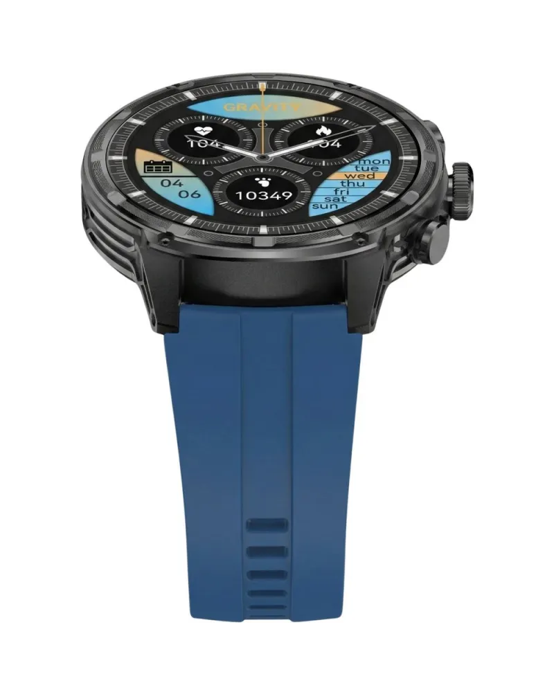 SMARTWATCH MĘSKI GRAVITY GT41-2 - BLUETOOTH CALL, DODATKOWA BRANSOLETA (sg053b)