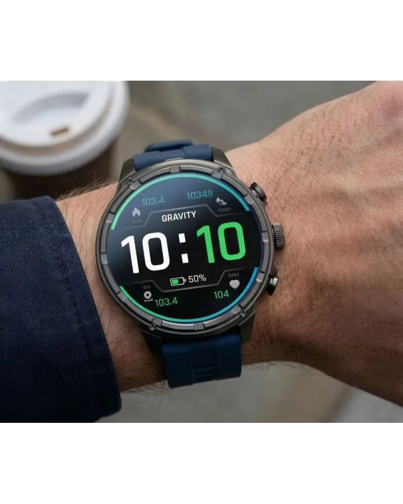 SMARTWATCH MĘSKI GRAVITY GT41-2 - BLUETOOTH CALL, DODATKOWA BRANSOLETA (sg053b)