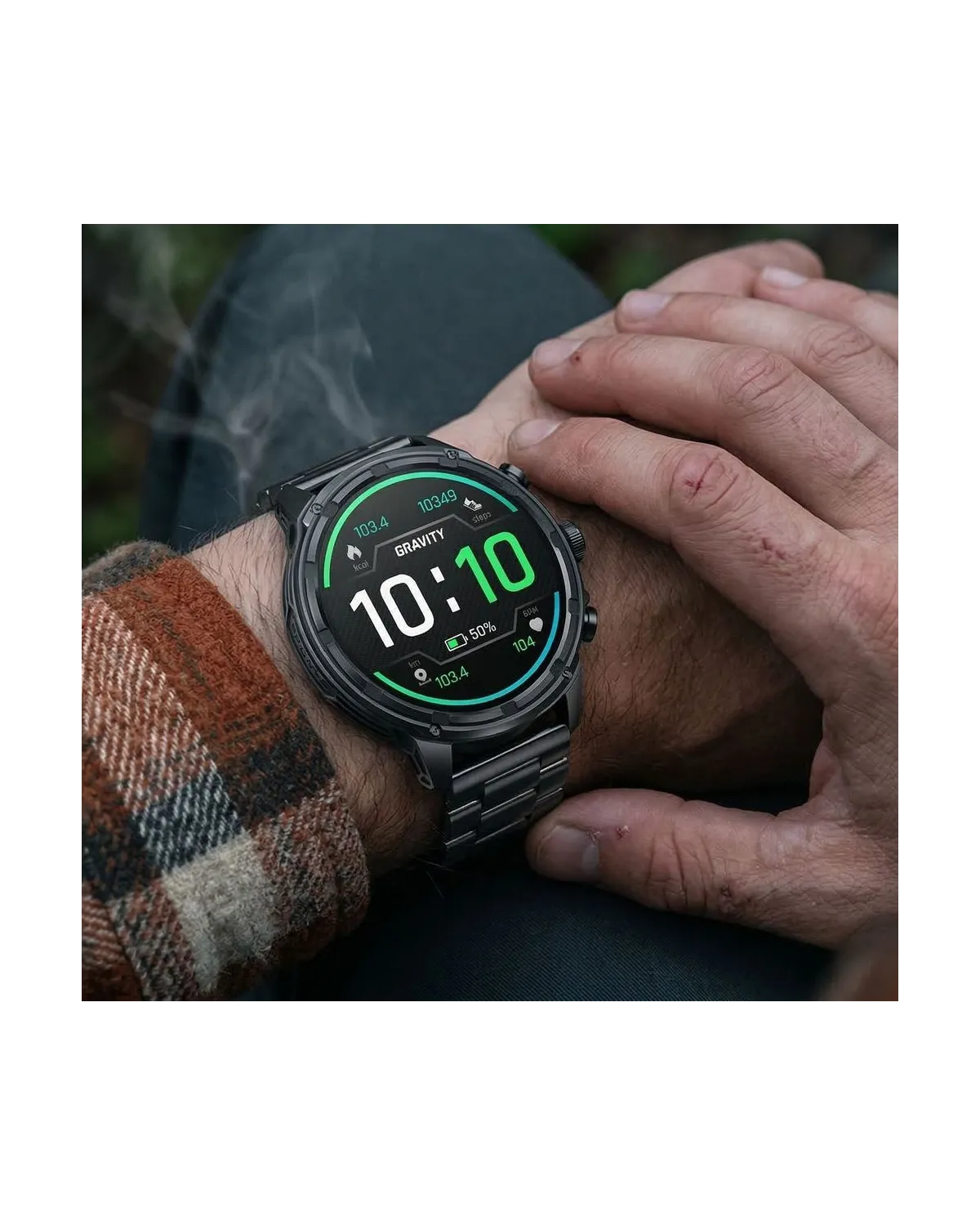 SMARTWATCH MĘSKI GRAVITY GT41-2 - BLUETOOTH CALL, DODATKOWA BRANSOLETA (sg053b)