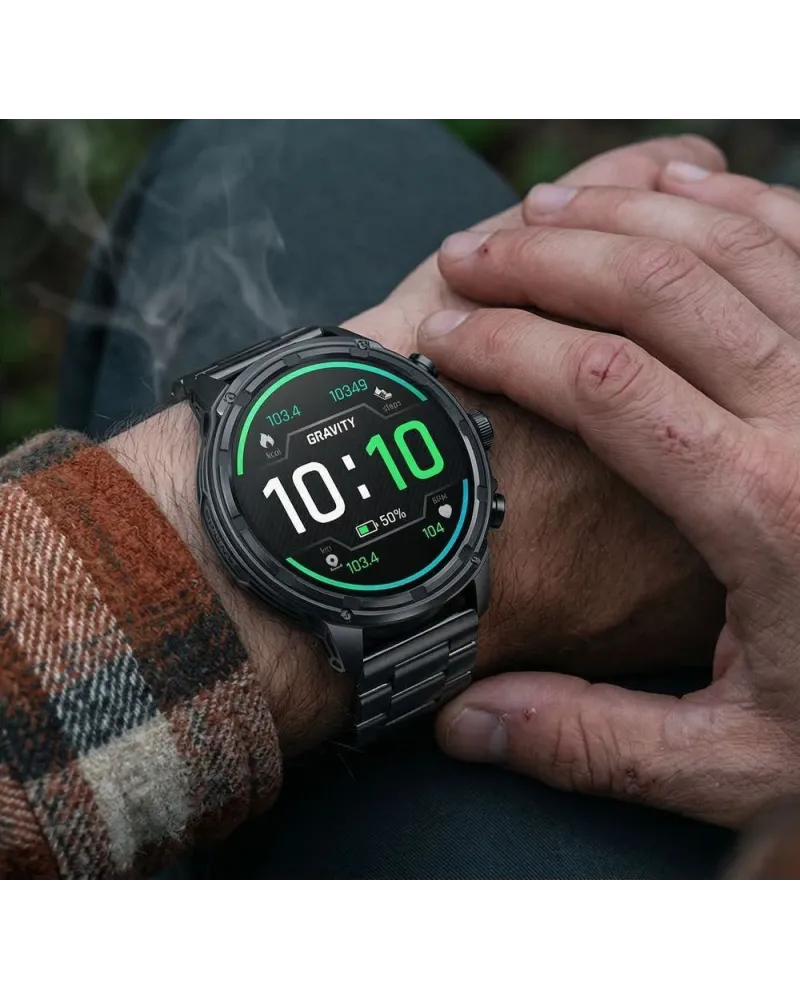 SMARTWATCH MĘSKI GRAVITY GT41-2 - BLUETOOTH CALL, DODATKOWA BRANSOLETA (sg053b)