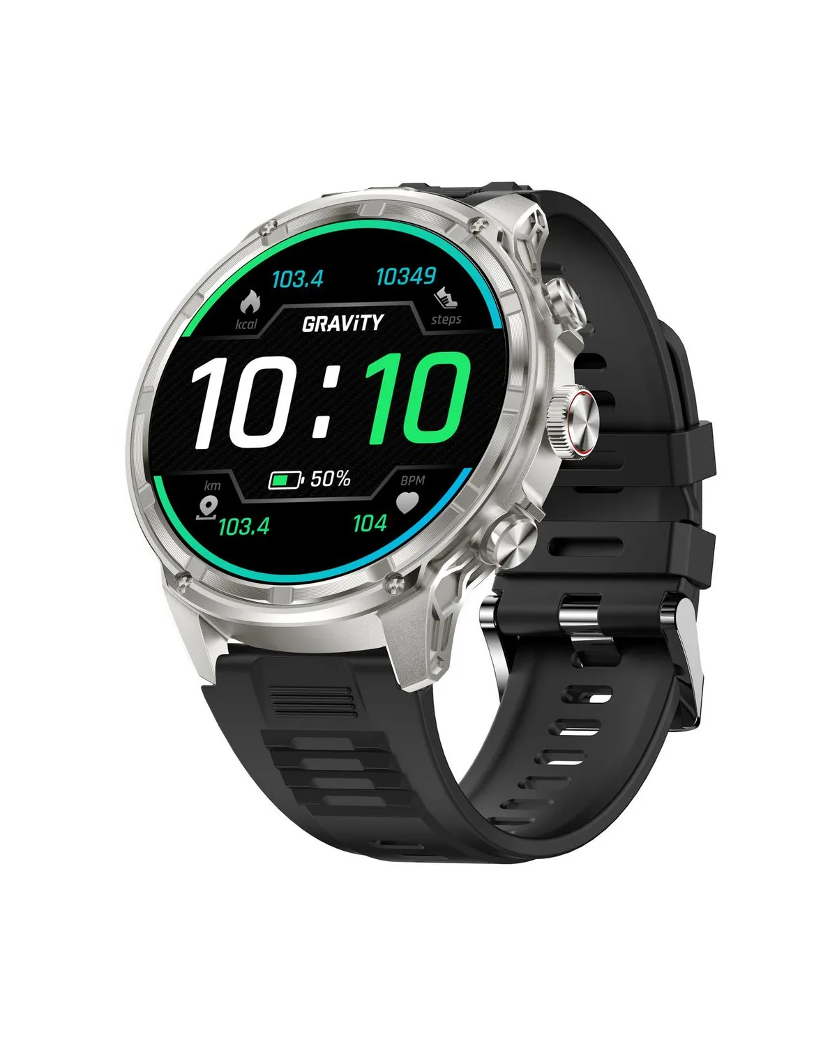 SMARTWATCH MĘSKI GRAVITY GT41-3 - BLUETOOTH CALL, DODATKOWA BRANSOLETA (sg053c)